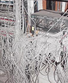 bad network cabling installation infrastructure